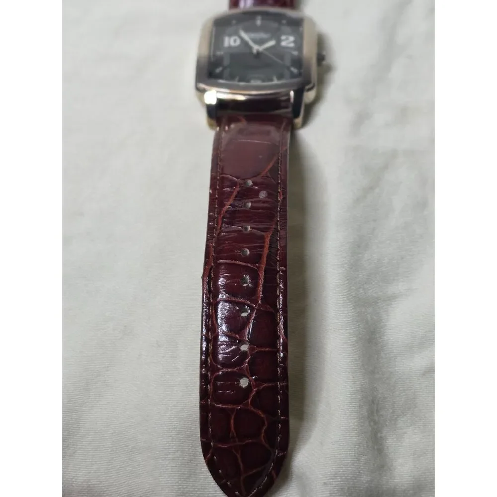 Mossimo Tonneau Quartz Dress Watch - Black Art Deco Dial - Ref.MM90215